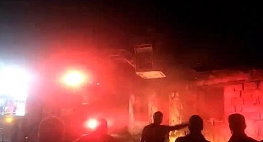 Evde çıkan yangın korkuttu