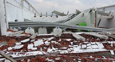 İnşaat halindeki çiftlik çöktü