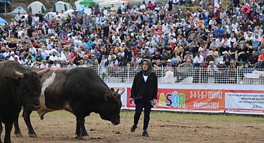 Kadın boğacının cesareti festivale damga vurdu