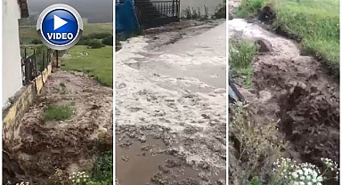 Sağanak sele neden oldu!