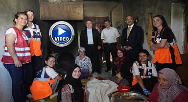 Teknolojiden uzak köy hayatını deneyimliyorlar