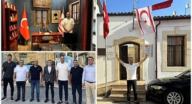 Yurdagül Yavru Vatan'da! Türkeş'in doğduğu müze evi ziyaret etti