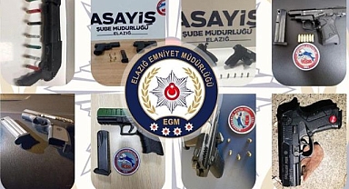 22 adet ruhsatsız silah ele geçirildi