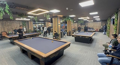 240 sporcu bilardo turnuvasında buluştu