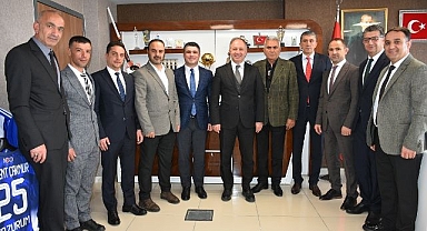 Çakmur'dan yeni ilçe müdürlerine tebrik
