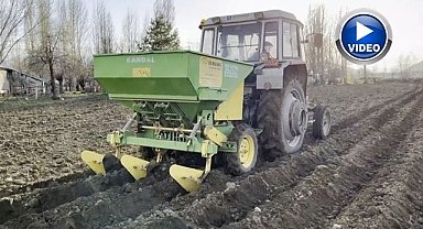 Çiftçiler patates sezonunu açtı