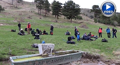 Doğa tutkunları keşifte