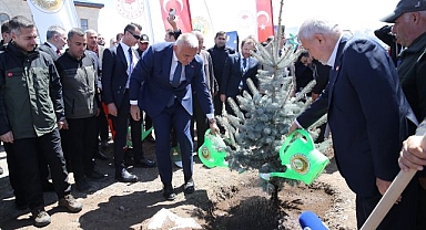 Erzurum'da EİT ülkeleri adına hatıra ormanı oluşturuldu