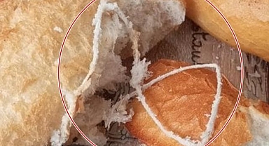 Ekmeğin içinden çıkanlar şoke etti
