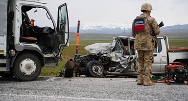 Erzurum'da jandarma bölgesinde 13 kaza