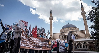 Erzurum'dan Filistin ve Doğu Türkistan'a destek