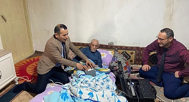 Hasan amcanın kimliğini evinde yenilediler