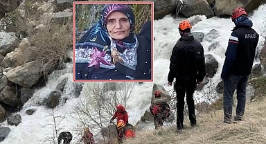 Kayıp kadını arama çalışmaları sürüyor