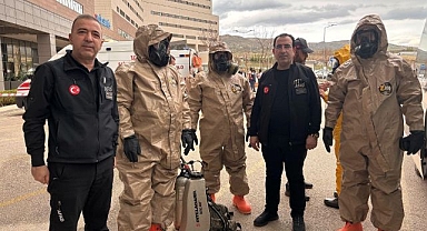 Kentte kimyasal tatbikat yapıldı!