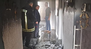 Köy evinde çıkan yangın korkuttu