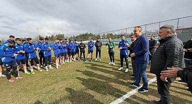 MHP İl Başkanı Yurdagül'den Erzurumspor'a destek ziyareti