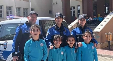 Miniklere polislik mesleği tanıtıldı