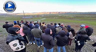 Öğrenciler fay hatlarını yerinde inceledi