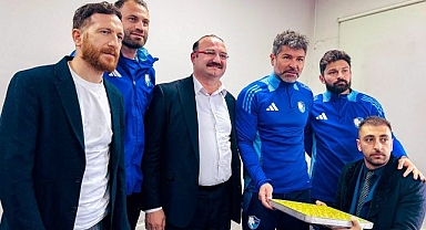 Rektör Hacımüftüoğlu'ndan Dadaş'a moral ziyareti