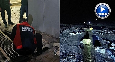 Sağanak yağış ve dolu hayatı felç etti