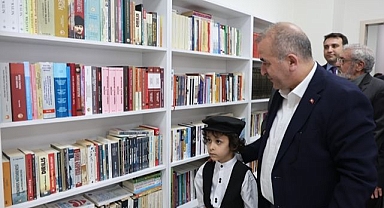 Şehidin adı kütüphaneye verildi