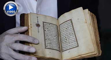 200 yıllık altın tezhipli Kur'an-ı Kerim... Cumhurbaşkanı'na hediye etmek istiyor