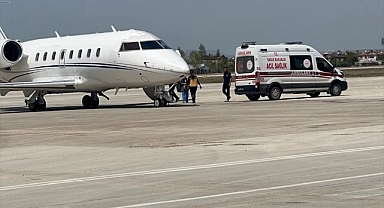 26 günlük bebek için havalandılar