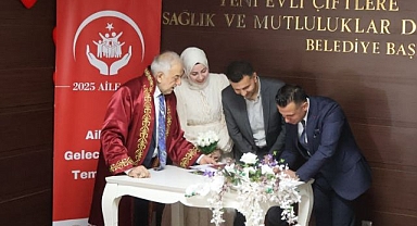Aile yılına özel nikah töreni