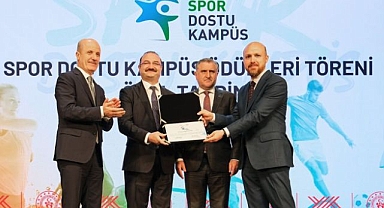 Atatürk Üniversitesi'ne “Spor Dostu Kampüs” unvanı