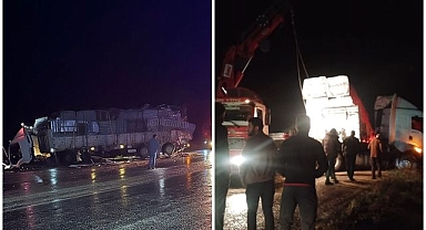 Aynı bölge üç farklı tır kazası