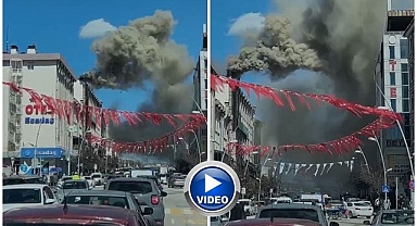 Cumhuriyet Caddesi'nde yangın paniği!