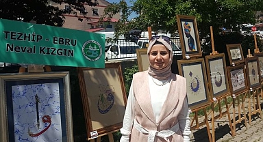 El sanatları sergisinde kadınlar emeklerini sergiledi