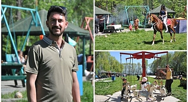Erzurum'da ailelerin doğayla buluşma noktası: Atlı Bahçe Piknik Alanı