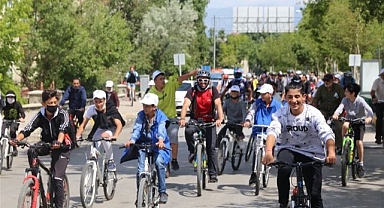Erzurum'da pedallar Çevre Haftası için dönecek
