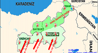 Erzurum'da sağanak ve fırtına uyarısı!