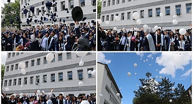 Gazze için beyaz balon uçurdular