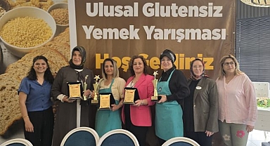 Glutensiz yemek yarışmasında üçüncülük aldılar