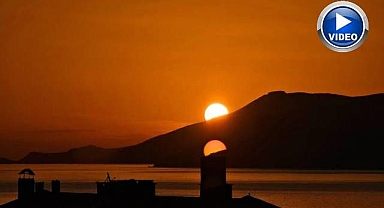 Gün doğumu görsel şölen sundu