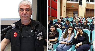 Hastane çalışanlarına 'Afet Farkındalık Eğitimi'