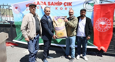 İlçede korunga tohumu dağıtıldı