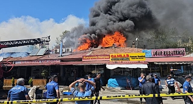 Çıkan yangın yürekleri ağza getirdi