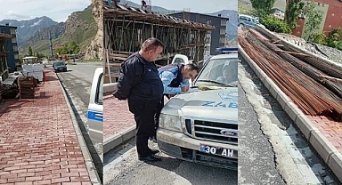 Kaldırımı işgalin faturası ağır oldu