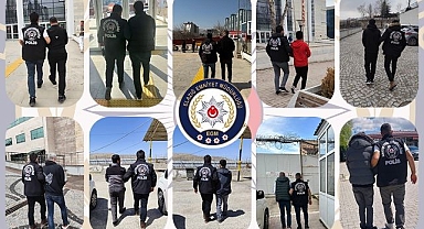 Kesinleşmiş hapis cezası bulunan 107 şahıs yakalandı