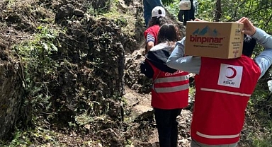 Kızılay'dan arama çalışmalarına katılanlara destek