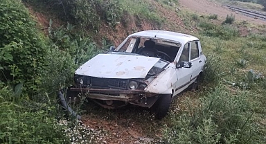 Kontrolden çıkarak uçuruma yuvarlandı