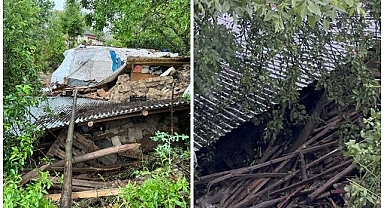 Müstakil ev çöktü: 3 kişi yaralandı