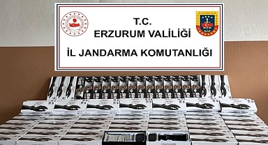 Oltu'da kaçak saat operasyonu