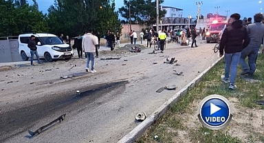 Otomobilin çarptığı motosikletli hayatını kaybetti