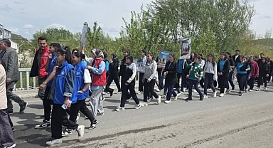 Sağlık için yürüdüler