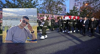 Şehidin naaşı memleketine getirildi